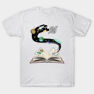 Galaxy Art Book T-Shirt